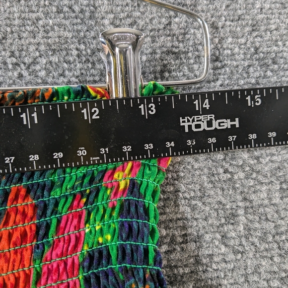 SIENNA SKY Pants Large Wide Bell Bottom Hippie Flower Halloween Costume Cosplay - Picture 3 of 11